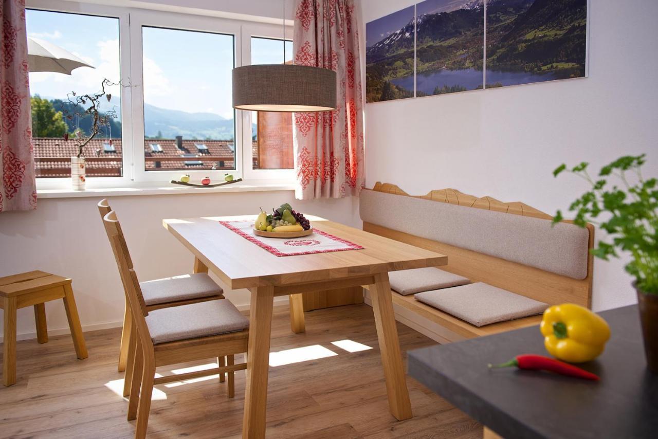 5 Sterne Ferienwohnung Hochgratblick Mit Schwimmbad Und Sauna Оберщауфен Екстериор снимка